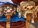 Twee Balinese Rangda Maskers, Ophalen of Verzenden