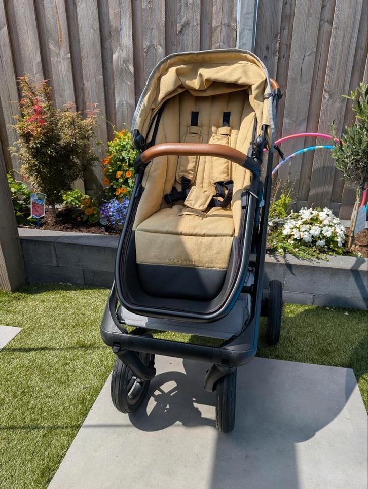 Dubatti One C-Line kinderwagen – compleet – grijs/okergeel, Kinderen en Baby's, Kinderwagens en Combinaties, Zo goed als nieuw