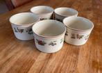 Wedgwood provence 5 ramekins/pastei souffles oven schaaltjes, Huis en Inrichting, Ophalen of Verzenden, Wedgwood, Porselein, Schaal of Schalen