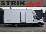 Iveco Daily 35S18H 3.0 410 180PK BAKWAGEN - LAADKLEP - AIRCO, Auto's, Bestelauto's, Stof, Gebruikt, Iveco, Wit