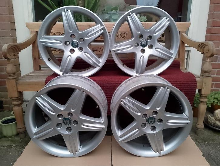 Jaguar S-Type R S/C Breedset, Auto-onderdelen, Banden en Velgen, Velg(en), 18 inch, Personenwagen, Gebruikt, Ophalen