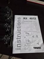 Thule Kit 4012 (gebruikt voor Opel Insignia), Ophalen of Verzenden, Gebruikt