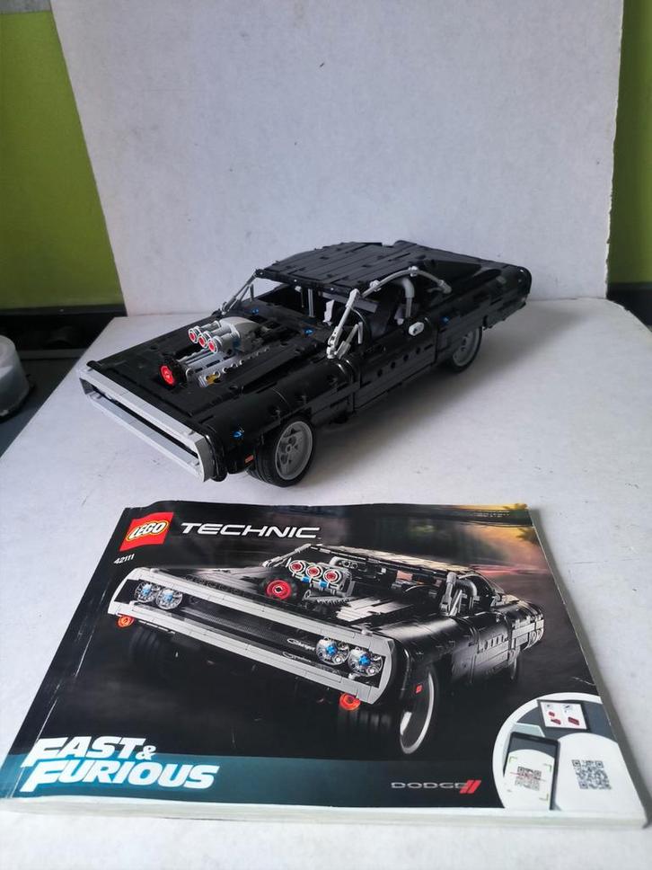 Lego Technic Fast & Furious Dodge Charger 42111, Kinderen en Baby's, Speelgoed | Duplo en Lego, Zo goed als nieuw, Lego, Complete set
