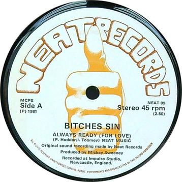 Bitches Sin ‎– Always Ready (For Love) single 1981 hard rock beschikbaar voor biedingen
