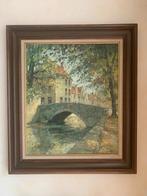 schilderij, brug in Brugge, Antiek en Kunst, Kunst | Schilderijen | Klassiek, Ophalen