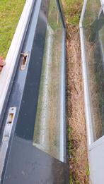 Slaande deuren - 225x90cm - TEAB, Doe-het-zelf en Verbouw, Glas en Ramen, Gevelraam of Ruit, Gebruikt, 80 tot 120 cm, Dubbelglas