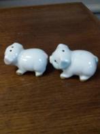 Peper en zout stel in de vorm van witte varkentjes van aarde, Ophalen of Verzenden, 'T Olde Gre-j, Info@toldegrej.nl, Endepoelstraat 20f Didam