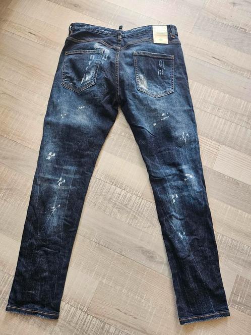 Dsquared2 jeans mt 50, Kleding | Heren, Spijkerbroeken en Jeans, Zo goed als nieuw, W33 - W34 (confectie 48/50), Blauw, Ophalen of Verzenden