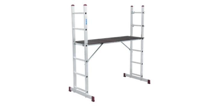 4 in 1 Kamer steiger 3 meter werkhoogte, Doe-het-zelf en Verbouw, Steigers, Zo goed als nieuw, Rolsteiger of Kamersteiger, 2 tot 5 meter