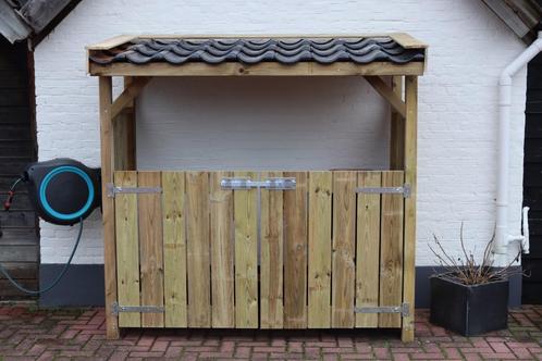 Containerombouw berging | houthok | kliko ombouw 3 delige, Tuin en Terras, Bergingen en Tuinkasten, Nieuw, Containerberging, Hout