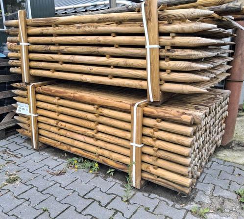 Boompaal 200x6cm gepunt en geïmpregneerd 2meter, Tuin en Terras, Palen, Balken en Planken, Nieuw, Palen, 180 tot 250 cm, Ophalen of Verzenden