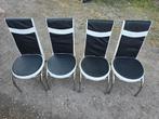 Eetkamerstoelen 4stuk, Ophalen, Gebruikt, Vier
