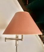 Vintage metalen wandlamp met knikarm, Ophalen of Verzenden, Metaal