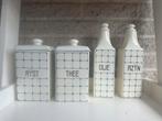 14-delige Staffel voorraadpotten set,  jaren 60  – zeldzaam, Ophalen, Nederland