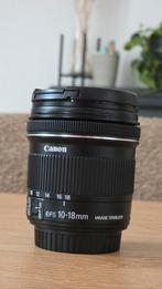 Te koop Canon EF-S 10-18mm STM, Audio, Tv en Foto, Fotografie | Lenzen en Objectieven, Ophalen of Verzenden, Zo goed als nieuw