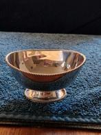 Antiek 835 zilver ovaal parelrand Suikerkom/Bakje, Antiek en Kunst, Ophalen of Verzenden, Zilver