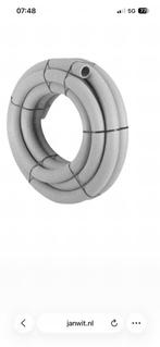 Flex PVC PP rookgasafvoer rond 60, Ophalen, Afvoer, Pvc, 6 meter of meer