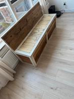 Bankje met opberg ruimte voor eetafel, Huis en Inrichting, Banken | Bankstellen, Ophalen, Minder dan 75 cm, 150 tot 200 cm, Driepersoons