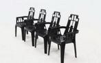 4x Pierre Paulin -Boston  chair -, Huis en Inrichting, Stoelen, Ophalen, Gebruikt, Kunststof, Vier