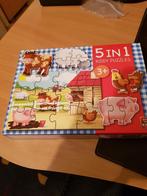 5 in 1 Kiddy puzzels, Ophalen of Verzenden, 10 tot 50 stukjes, Zo goed als nieuw, 4 tot 6 jaar