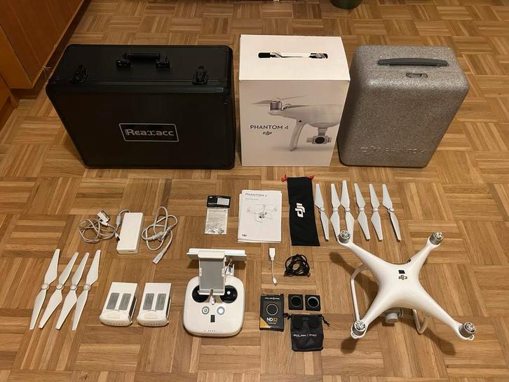 DJI Phantom 4 drone met veel extra's!, Audio, Tv en Foto, Drones, Gebruikt, Drone met camera, Ophalen of Verzenden