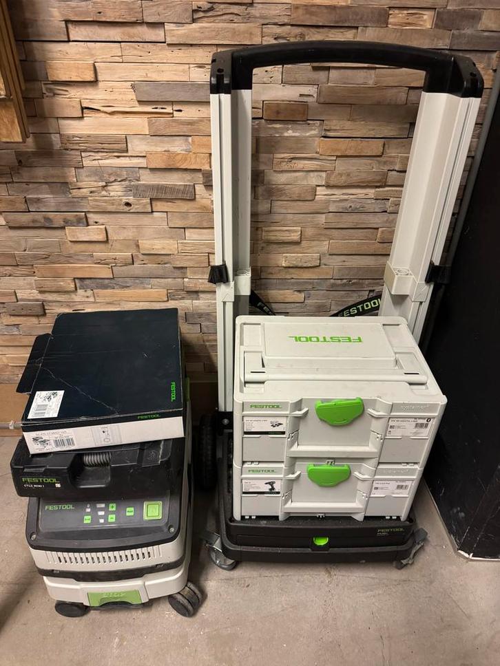 Festool Accu Stofzuiger CTLC Mini + Accupack + Trolley, Witgoed en Apparatuur, Stofzuigers, Ophalen of Verzenden
