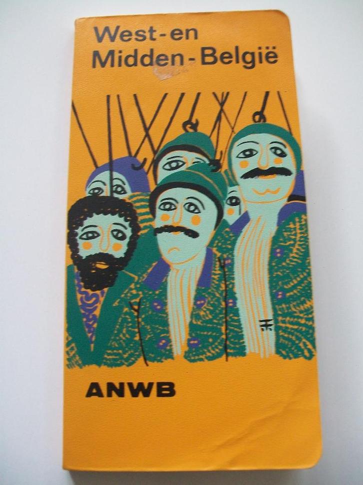 ANWB reisgids België West en Midden - 1976, Boeken, Reisgidsen, Gelezen, Reisgids of -boek, Benelux, ANWB, Ophalen of Verzenden