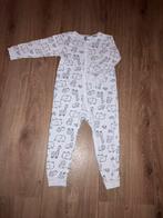Pyjama onesie H&M wit met zwarte dieren maat 98, Kinderen en Baby's, Nacht- of Onderkleding, HM, Ophalen of Verzenden, Zo goed als nieuw