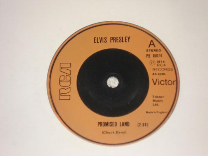 Elvis Presley    Promised Land   France    Orgineel, Cd's en Dvd's, Vinyl Singles, Zo goed als nieuw, Single, Pop, 7 inch, Ophalen of Verzenden