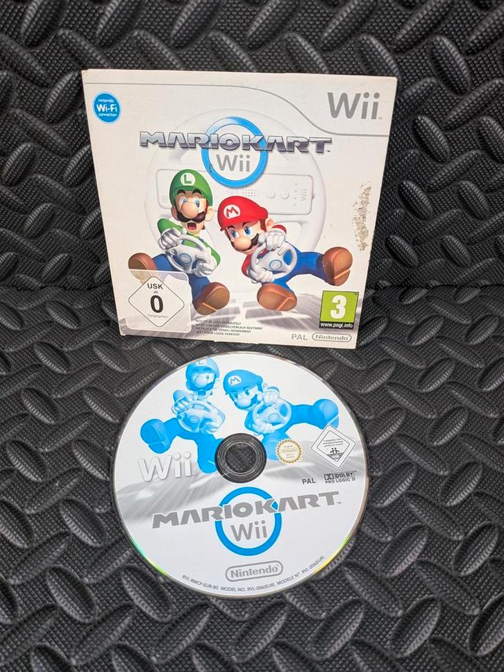 Wii Mario Kart Wii - Cardboardsleeve, Spelcomputers en Games, Games | Nintendo Wii, Gebruikt, Racen en Vliegen, 3 spelers of meer