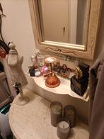 Mooie  antieke beige sibertafel nu in prijs vetlaagd, Huis en Inrichting, Complete inboedels, Ophalen of Verzenden