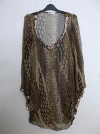 Ibiza look bewerkt print tuniek/jurkje van Beauregard! S, Ophalen of Verzenden, Zo goed als nieuw, Maat 36 (S), Bruin