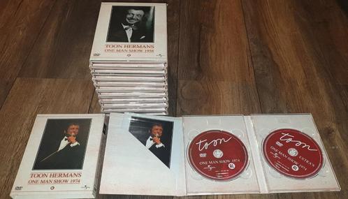Toon Hermans 11 one man shows - 2 disc edities, Cd's en Dvd's, Dvd's | Cabaret en Sketches, Zo goed als nieuw, Stand-up of Theatershow
