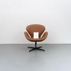 6 Fritz Hansen Swan Chair Walnoot Grace leer Nieuw, Huis en Inrichting, Fauteuils, Nieuw, Leer