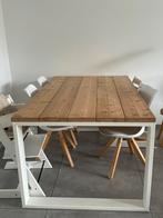 Eettafel Woodville Steigerhout, Huis en Inrichting, Tafels | Eettafels, Ophalen, 50 tot 100 cm, Zo goed als nieuw, Vijf personen of meer