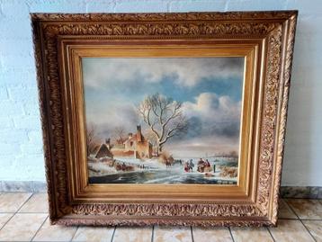 Hans Habraken-groot Winterlandschap beschikbaar voor biedingen