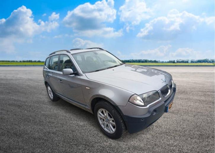 BMW X3 2.5i Automaat 2005 Grijs APK 12-2026, Auto's, BMW, Particulier, X3, Airbags, Airconditioning, Bluetooth, Boordcomputer