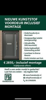 Kunststof Kozijnen op maat-Scherpe prijs & gratis offerte, Doe-het-zelf en Verbouw, Kozijnen en Schuifpuien, Verzenden, Nieuw