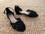 Esprit, zwarte sandalen maat 39, Zwart, Zo goed als nieuw, Esprit, Sandalen of Muiltjes