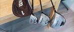 Wilson Driver en 3 wood (+ gratis hybride 4), Sport en Fitness, Golf, Ophalen, Gebruikt, Club, Overige merken