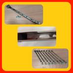 227. RVS Uitzetijzers acht stuks, Ophalen of Verzenden, Rvs, Slot