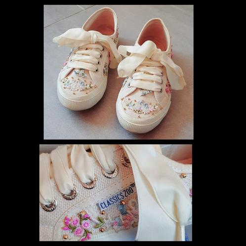 Feestelijke Vintage sneaker ZOOClassic -wit borduurse  mt 37, Kleding | Dames, Schoenen, Gedragen, Sneakers of Gympen, Wit, Ophalen of Verzenden