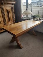 Oisterwijk eettafel 170x83,5 massief blad voor een prikkie, Ophalen, Gebruikt, Eikenhout, 50 tot 100 cm