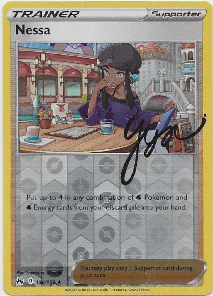 Crown Zenith,  Nessa [reverse] 136/159, Hobby en Vrije tijd, Verzamelkaartspellen | Pokémon, Nieuw, Losse kaart, Ophalen of Verzenden
