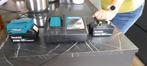 Makita 18V Accu Set: 2x 4.0Ah, Lader & USB Adapter, Ophalen of Verzenden, Gebruikt, Oplaadbaar