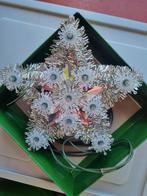 Oude kerstster met verlichting tinsel, Ophalen of Verzenden, Zo goed als nieuw