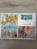King 3 Puzzles x 1000 Comic Collection, Ophalen of Verzenden, Nieuw, Legpuzzel