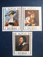 Postzegels Dubai 1969 schilderijen - cw. € 8,00 postfris (2), Postzegels en Munten, Postzegels | Azië, Midden-Oosten, Verzenden