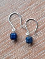 Handgemaakte oorbellen echt zilver en lapis lazuli, Sieraden, Tassen en Uiterlijk, Oorbellen, Hangers, Nieuw, Met edelsteen, Zilver