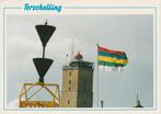 TERSCHELLING Vlag en Vuurtoren Brandaris, Verzamelen, Ansichtkaarten | Nederland, Gelopen, Waddeneilanden, Verzenden, 1980 tot heden